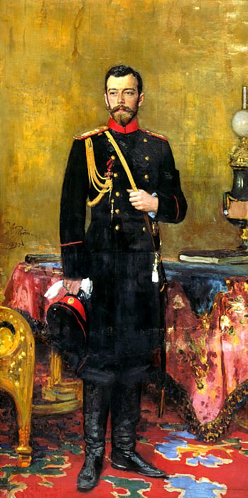 Ilya Repin – Nicholas II, 900 Classic russian paintings