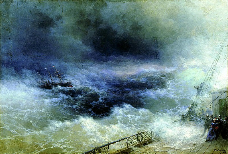 Ivan Aivazovsky – Ocean, 900 Classic russian paintings