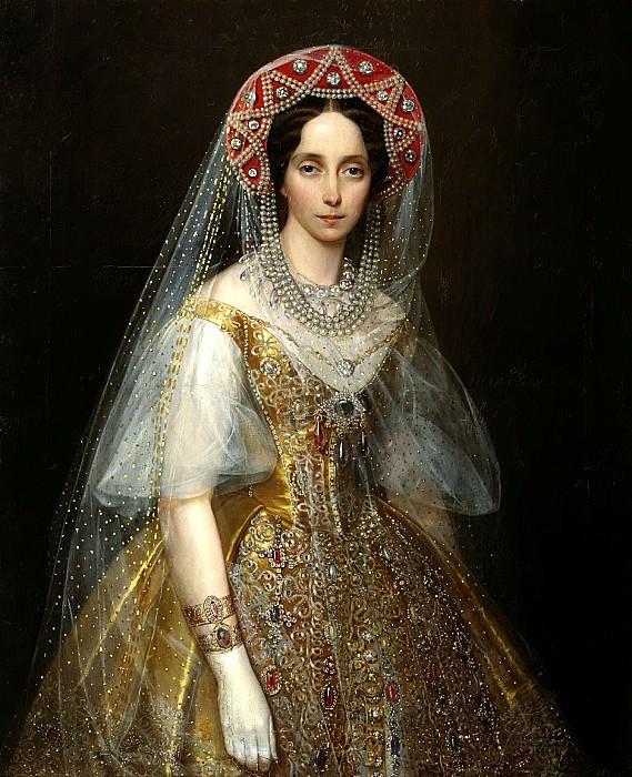 MAKAROV Ivan – Grand Duchess Maria Alexandrovna, 900 Classic russian paintings