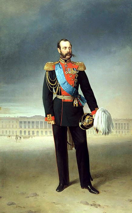 БОТМАН Егор – Император Александр II, 900 Картин самых известных русских художников