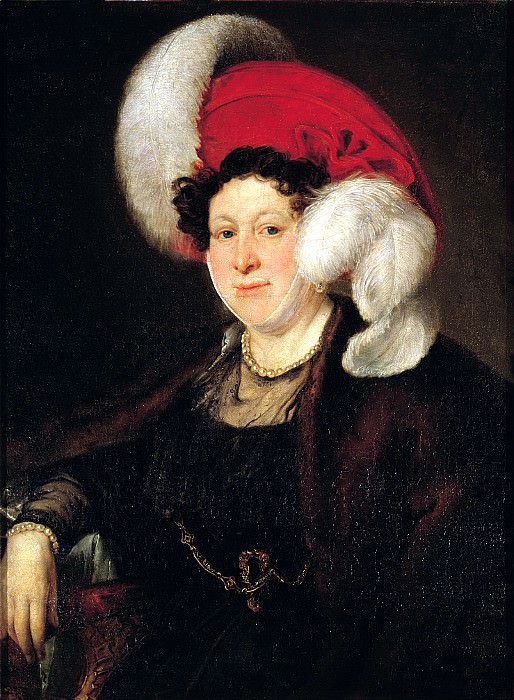 Tropinin Vasily – Portrait of Countess Natalia Alexandrovna Zubov. 1834, 900 Classic russian paintings