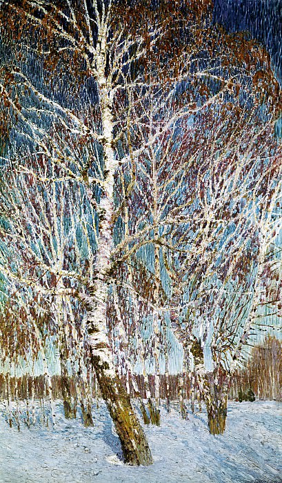 Igor Grabar – February Azure, 900 Classic russian paintings