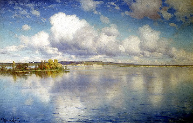 Kryzhitsky Constantine – Lake, 900 Classic russian paintings