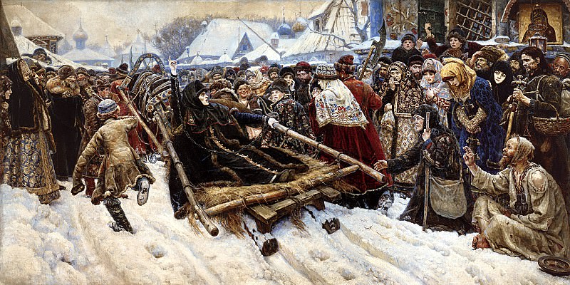 Surikov Vasily – Boyarynya Morozov, 900 Classic russian paintings