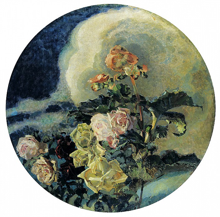 Vrubel Michael – Yellow Roses, 900 Classic russian paintings