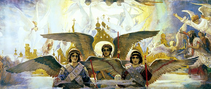 Viktor Vasnetsov – Joy of the Lord the righteous , 900 Classic russian paintings