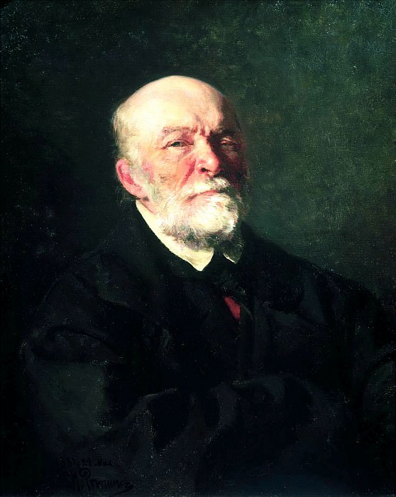 Ilya Repin – Portrait of Pirogov, 900 Classic russian paintings