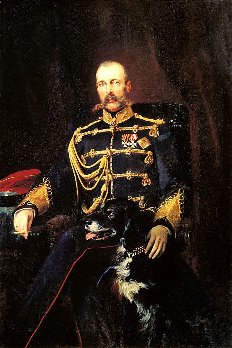 MAKOVSKY Constantin – Portrait of Alexander II, 900 Classic russian paintings