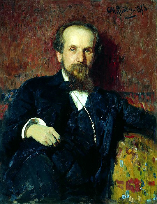 Ilya Repin – Portrait of Pavel Chistyakov, 900 Classic russian paintings