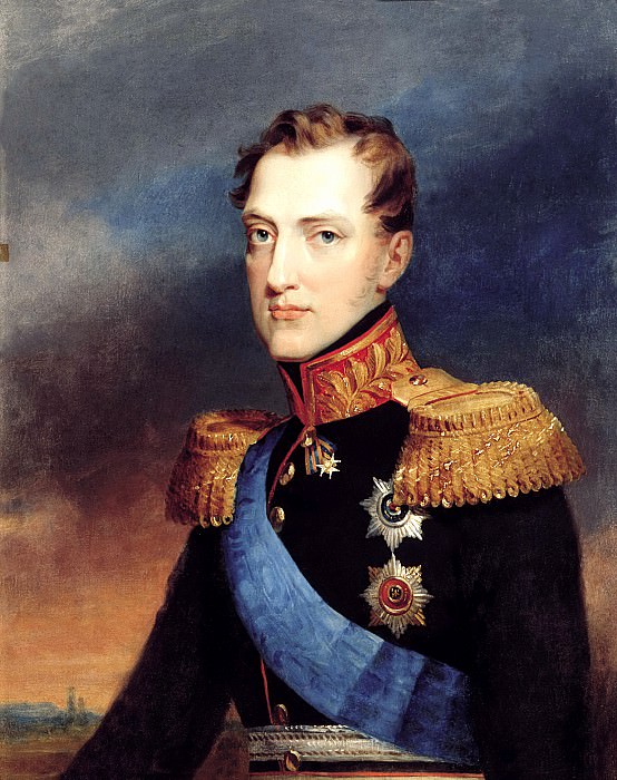 Golikov Basil – Portrait of Grand Duke Nicholas, 900 Classic russian paintings