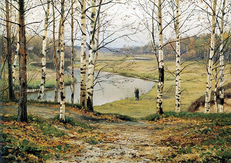 VOLKOV Yefim – October, 900 Classic russian paintings
