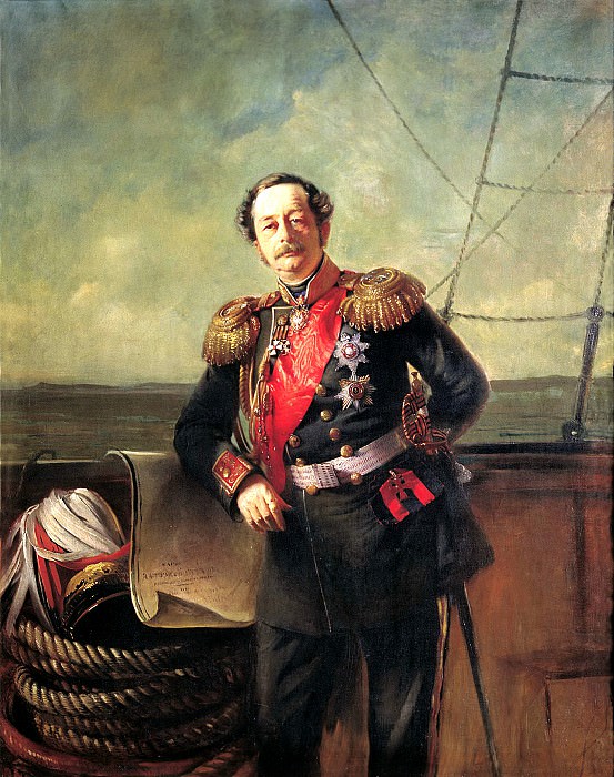 MAKOVSKY Constantin – Portrait of a Governor-General of Eastern Siberia, Count P. Muraveva-Amur, 900 Classic russian paintings