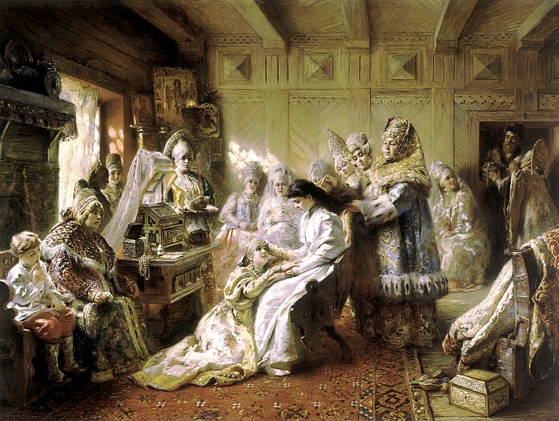 MAKOVSKY Constantine – Under crown, 900 Classic russian paintings
