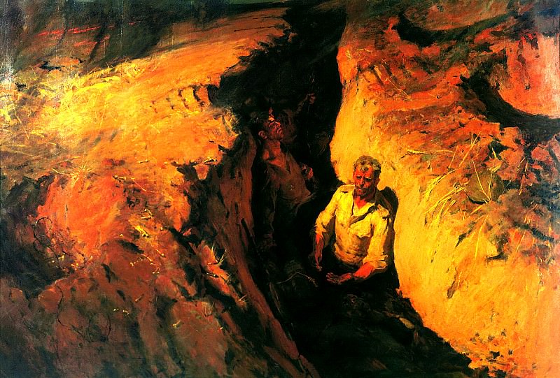 NEMENSKY Boris – scorched earth, 900 Classic russian paintings