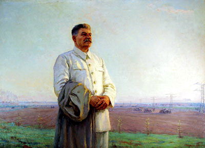 Портреты Сталина – Федор Шурпин, 900 Картин самых известных русских художников
