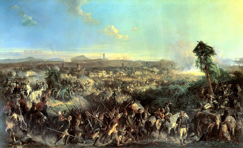 Kotzebue Alexander – Battle of Novi, 900 Classic russian paintings