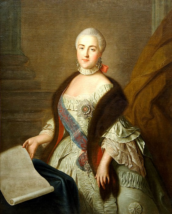 Argun Ivan – Portrait of Grand Duchess Catherine Alexeyevna, 900 Classic russian paintings