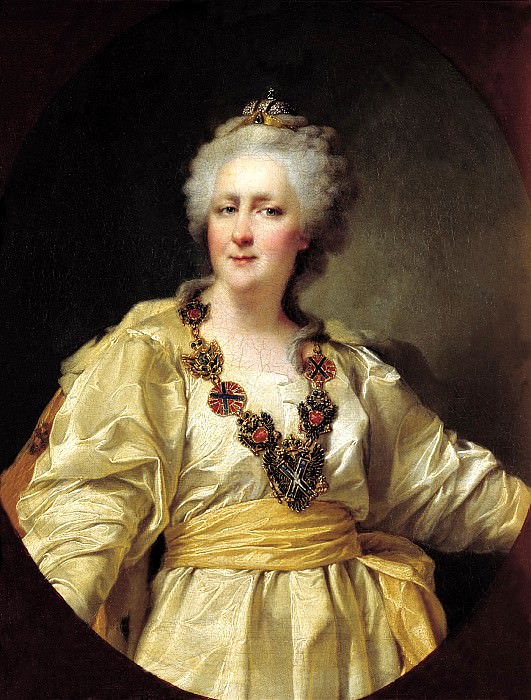 Levitsky Dmitry – Portrait of Empress Catherine II. 1794, 900 Classic russian paintings