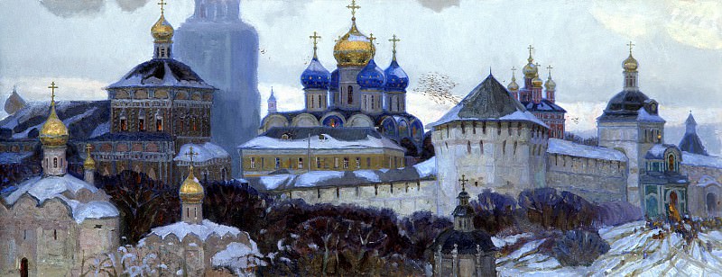 Oksana PAVLOVA – Sergiev Posad, 900 Classic russian paintings