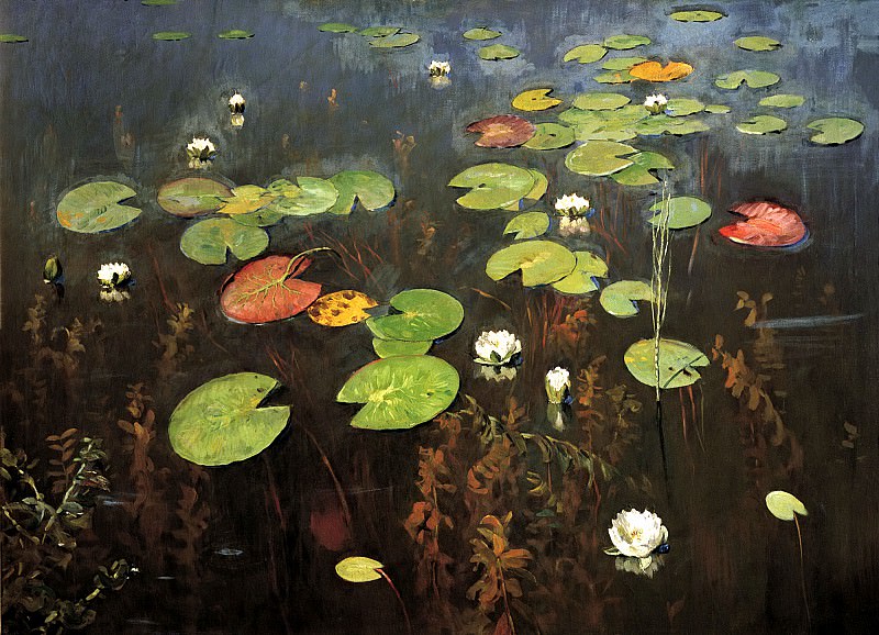 Isaak Levitan – Lilies. Nenyufary, 900 Classic russian paintings