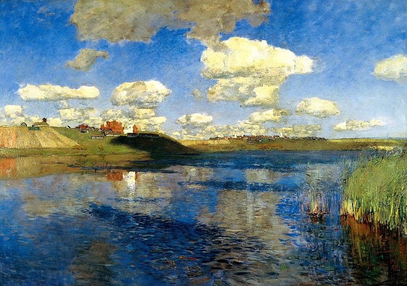 Isaak Levitan – Lake. Rus, 900 Classic russian paintings