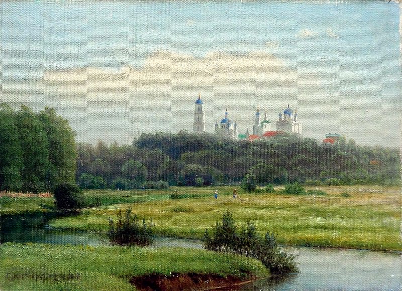 КОНДРАТЕНКО Гавриил – Летний пейзаж, 900 Картин самых известных русских художников