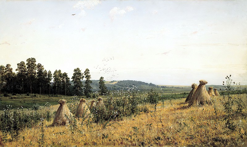 Shishkin Ivan – Landscape Polesie, 900 Classic russian paintings