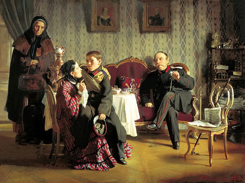 KORZUKHIN Alexei – Separation, 900 Classic russian paintings
