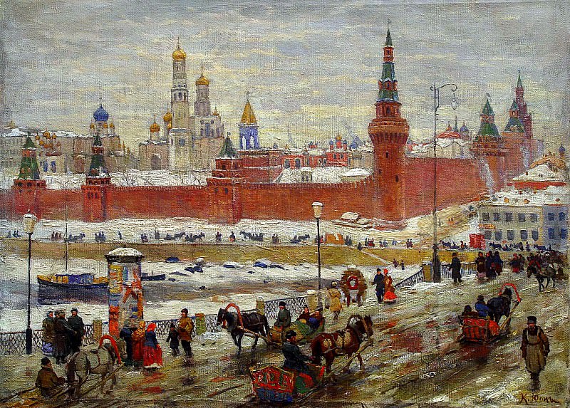 ЮОН Константин – Старая Москва, 900 Картин самых известных русских художников