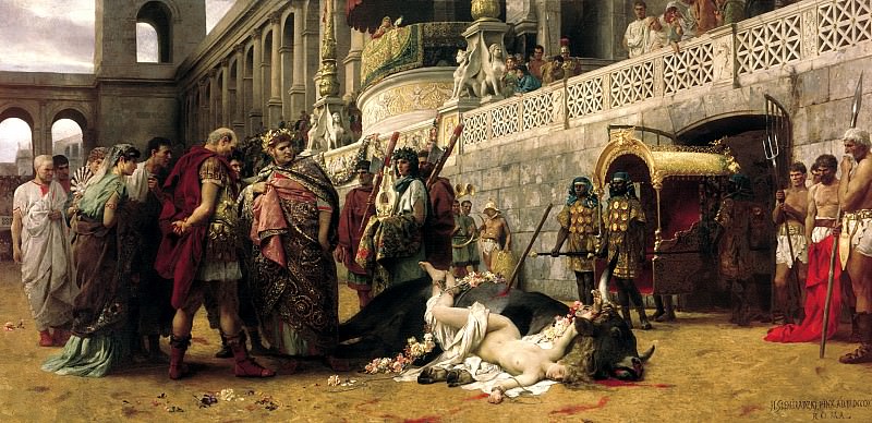 Semiradsky Henry – Christian Dirtseya the Circus of Nero, 900 Classic russian paintings