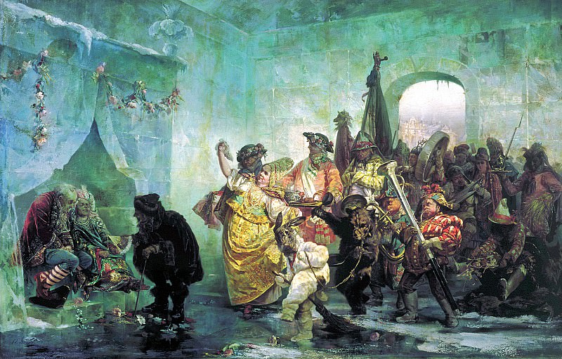 ЯКОБИ Валерий – Ледяной дом, 900 Картин самых известных русских художников