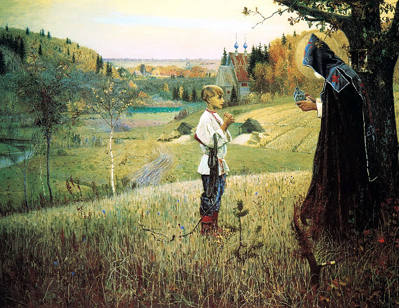 Nesterov Mikhail – Fine arts, 900 Classic russian paintings