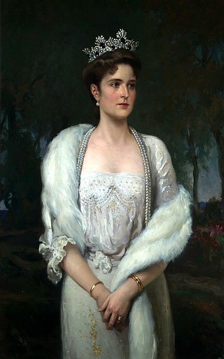 MAKOVSKY Alexander – Portrait of Empress Alexandra Feodorovna, 900 Classic russian paintings