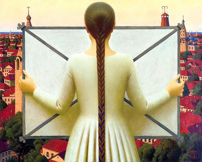 РЕМНЁВ Андрей – «Завтра будет ветер», 900 Картин самых известных русских художников