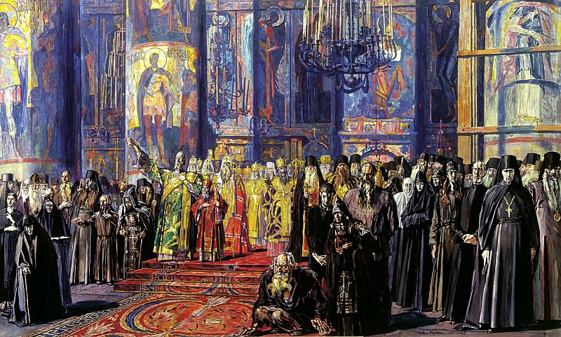 КОРИН Павел – Русь уходящая, 900 Картин самых известных русских художников