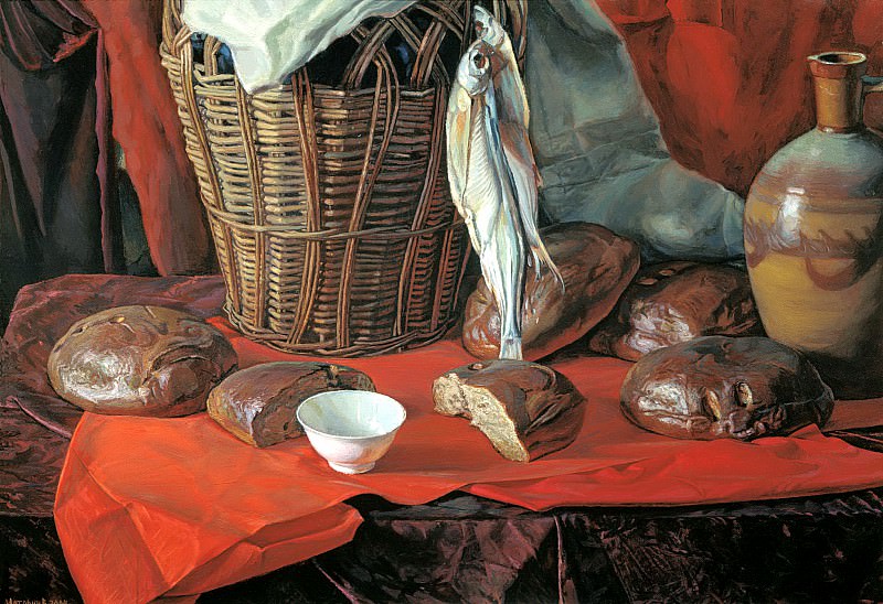 МАТОРИН Виктор – Пять хлебов, 900 Картин самых известных русских художников