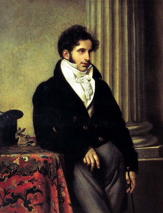 Kiprensky Orestes – Portrait of Sergei Semenovich Uvarov. 1816, 900 Classic russian paintings