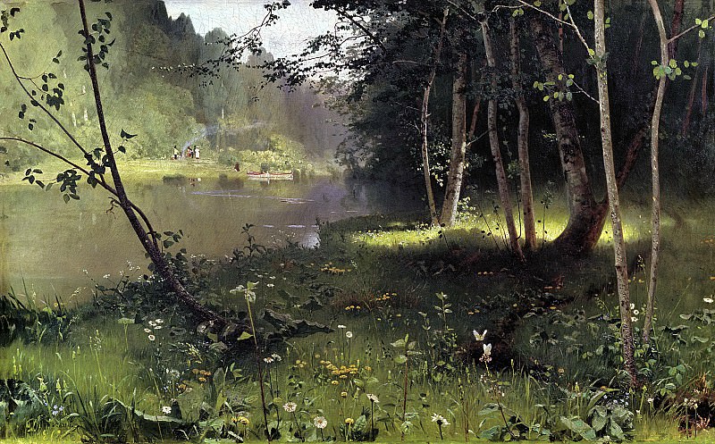DUBOVSKAYA Nick – River Forest, 900 Classic russian paintings