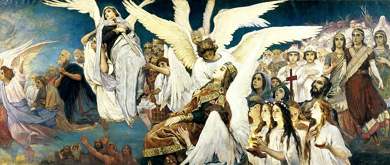Viktor Vasnetsov – Joy of the Lord, the righteous , 900 Classic russian paintings