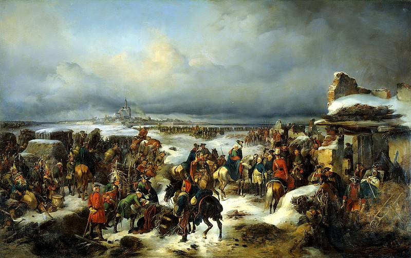 Kotzebue Alexander – Capture of the fortress of Kolberg, 900 Classic russian paintings