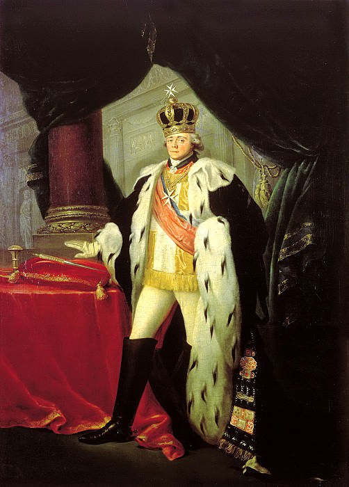 Tonci Salvator – Portrait of Emperor Paul I. 1801, 900 Classic russian paintings