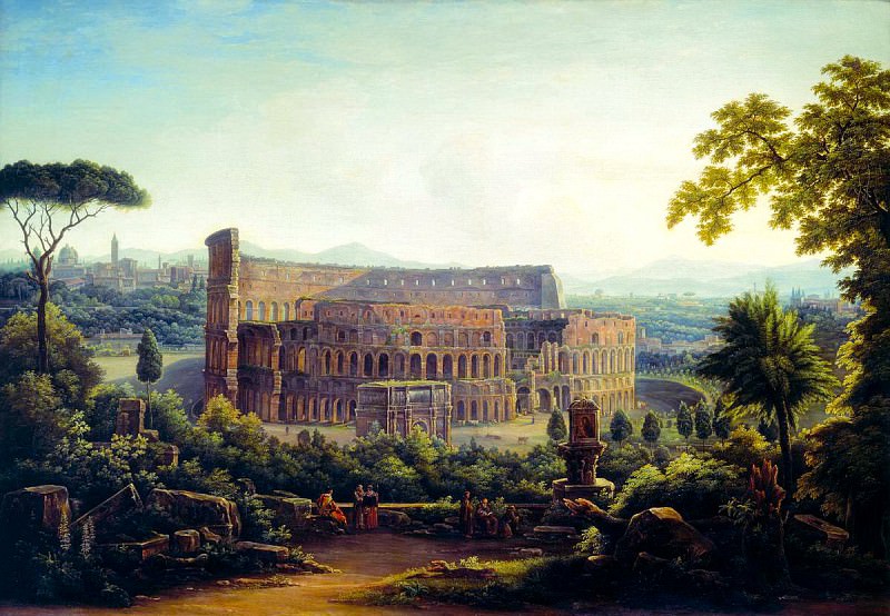MATVEEV Fedor – Kind of Rome. Colosseum, 900 Classic russian paintings