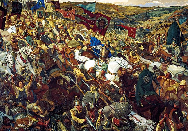 Matorin Victor – Beat ambushed Regiment, 900 Classic russian paintings