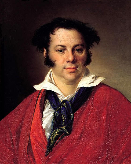 Tropinin Vasily – Portrait of Konstantin Georgievich Ravich. 1823, 900 Classic russian paintings