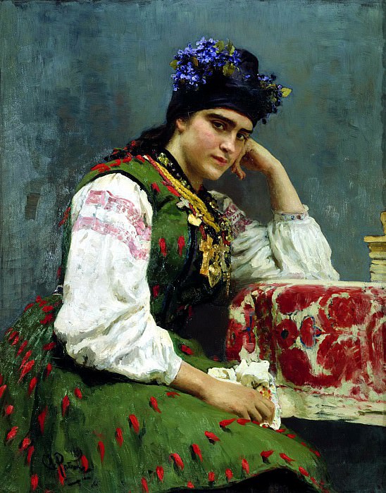 Ilya Repin – Portrait of Sophia, 900 Classic russian paintings