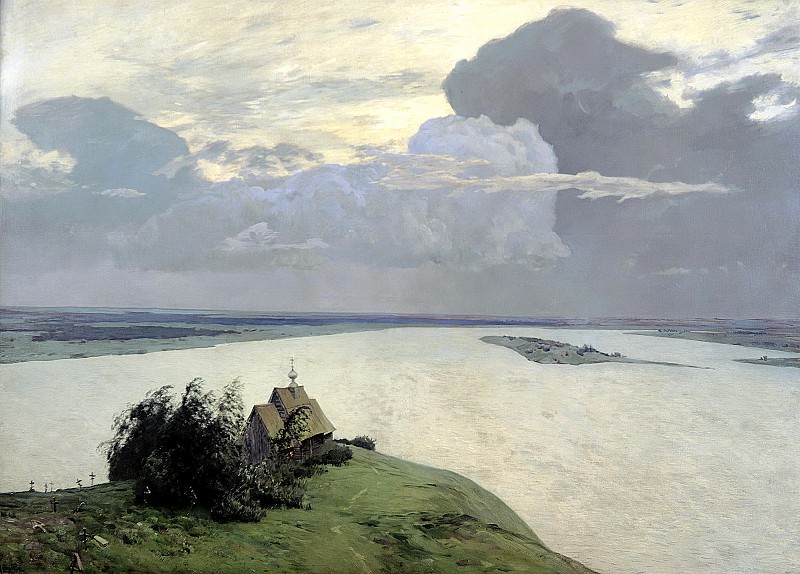 Isaak Levitan – Above the Eternal Peace, 900 Classic russian paintings