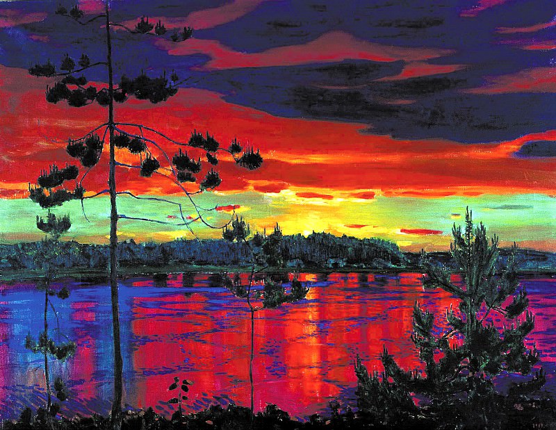 Rylov Arcade – Sunset, 900 Classic russian paintings