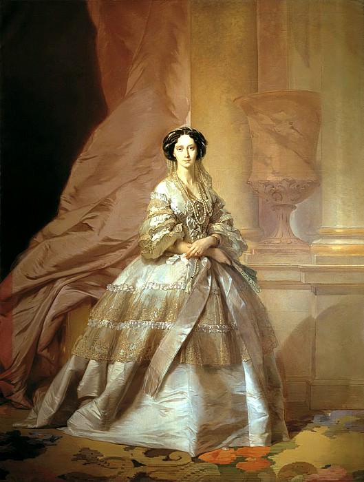 MAKAROV Ivan – Portrait of Empress Maria Alexandrovna , wife of Alexander II, 900 Classic russian paintings
