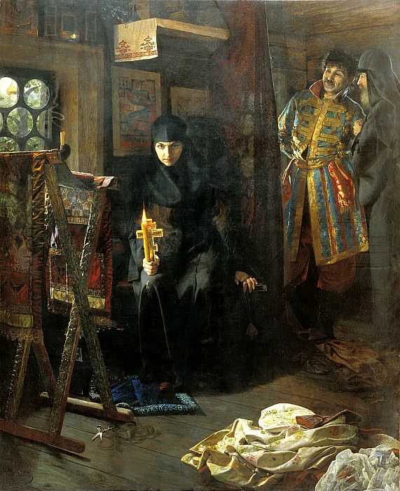 MATVEEV Nick – against the will tonsure, 900 Classic russian paintings