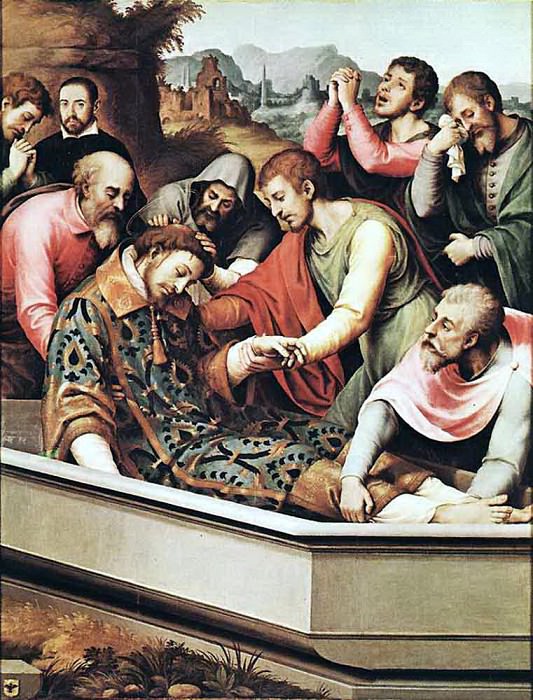JUANES Juan de The Entombment Of St Stephen Martyr, Spanish artists